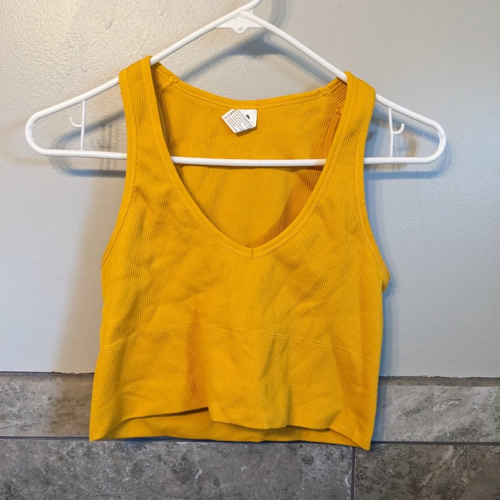 90 degree by reflex yellow sports bra